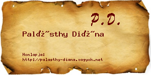 Palásthy Diána névjegykártya